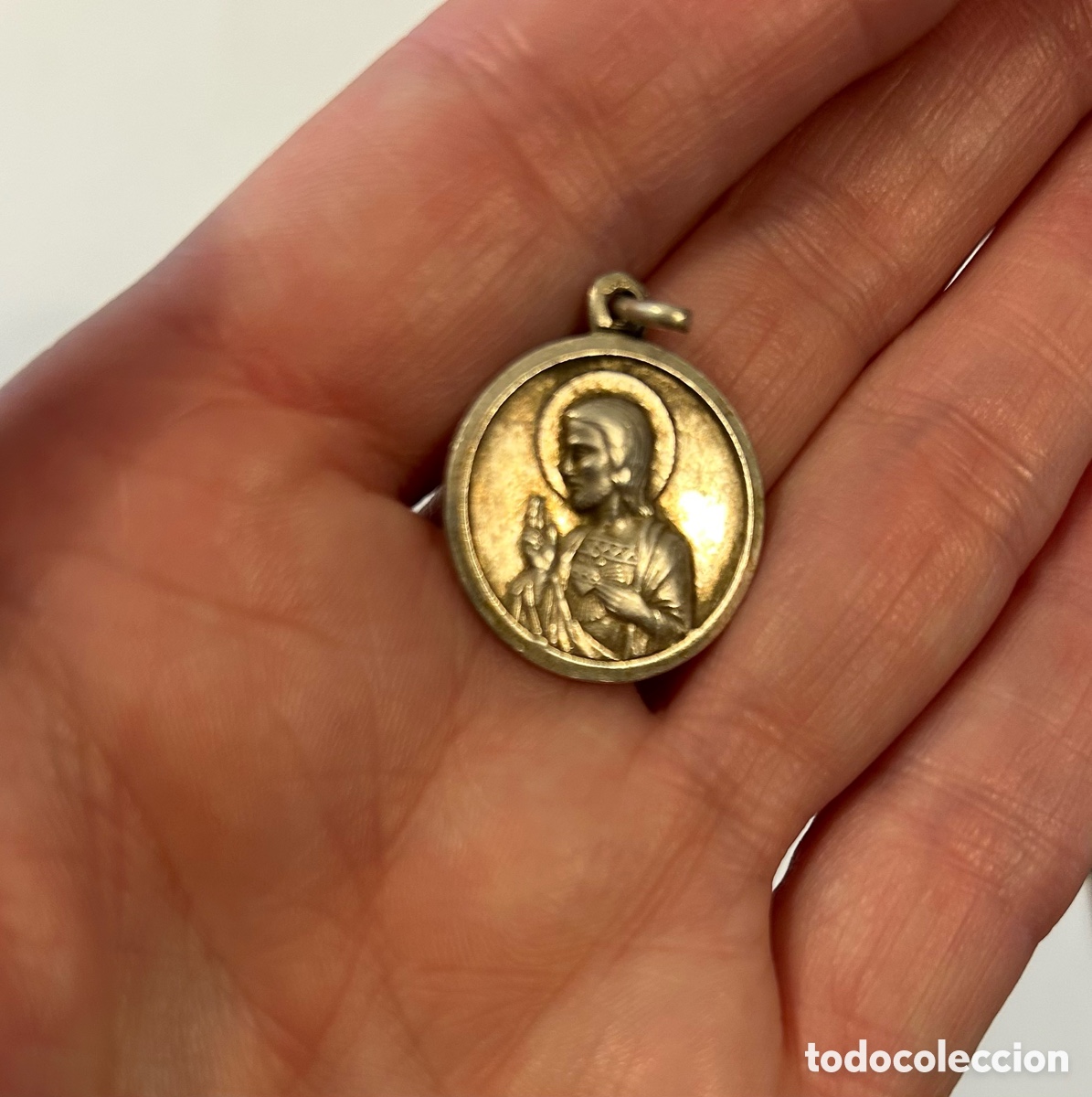 Antig&uuml;edades: ANTIGUA MEDALLA DE PLATA - Foto 5