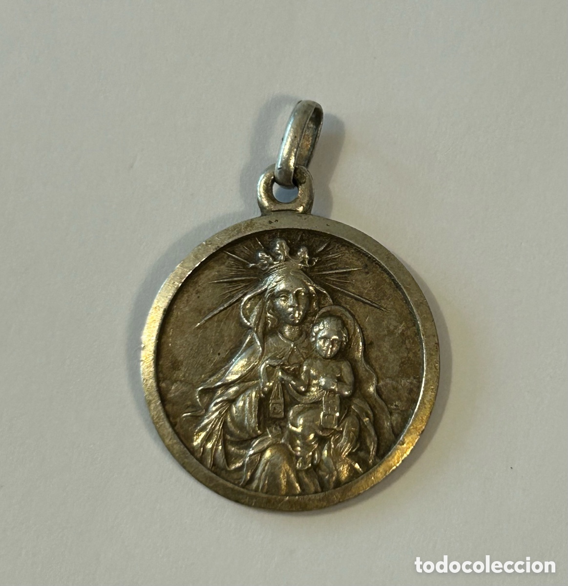 Antig&uuml;edades: ANTIGUA MEDALLA DE PLATA - Foto 1