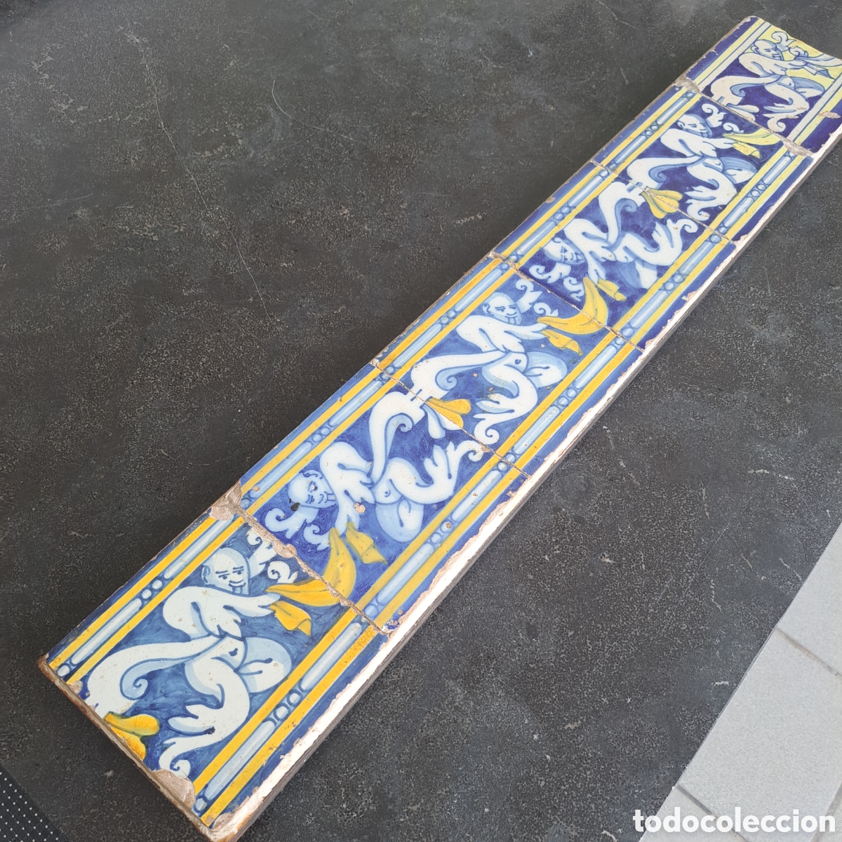 Antig&uuml;edades: Panel 6 azulejos Talavera - Foto 10