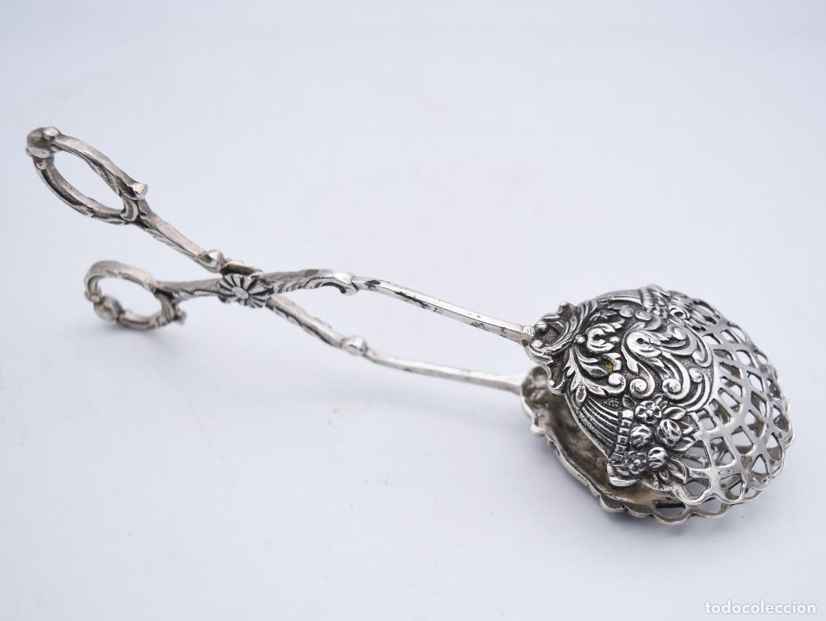 Antig&uuml;edades: Pinzas de servicio - Plata - Foto 2