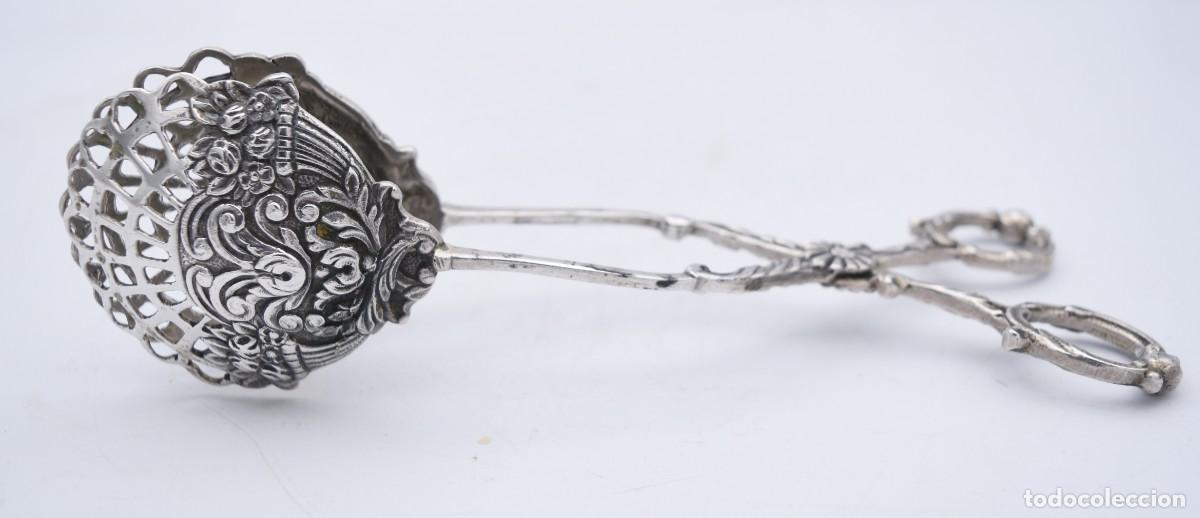 Antig&uuml;edades: Pinzas de servicio - Plata - Foto 6