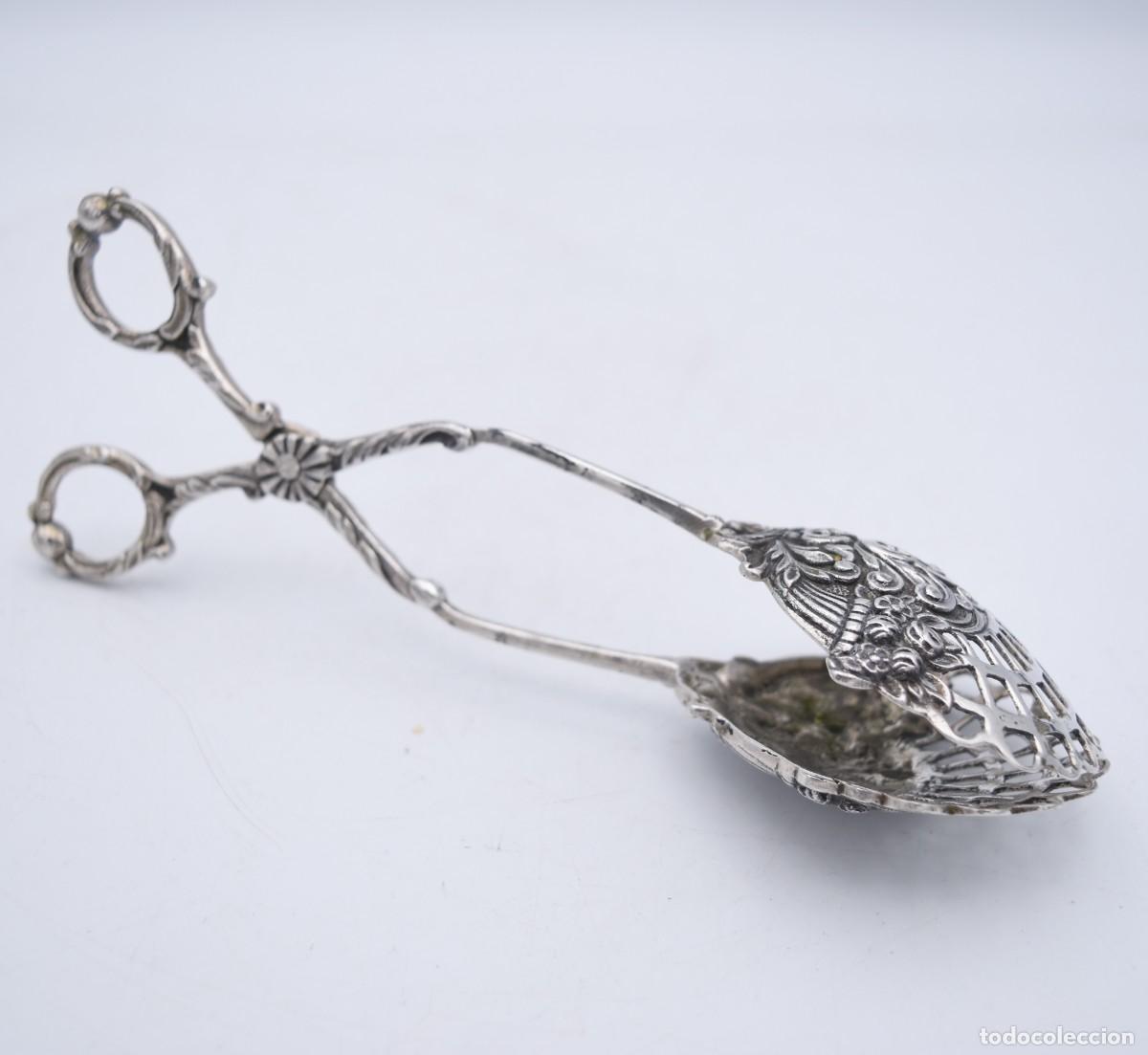 Antig&uuml;edades: Pinzas de servicio - Plata - Foto 11