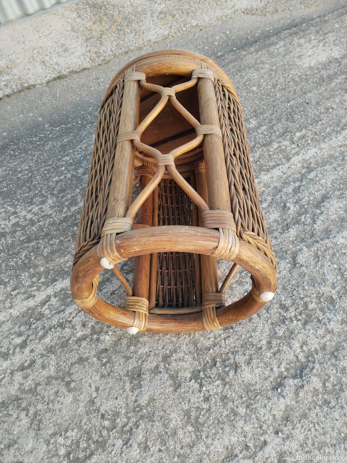 Antig&uuml;edades: mesa auxiliar de bamb&uacute; - Foto 3