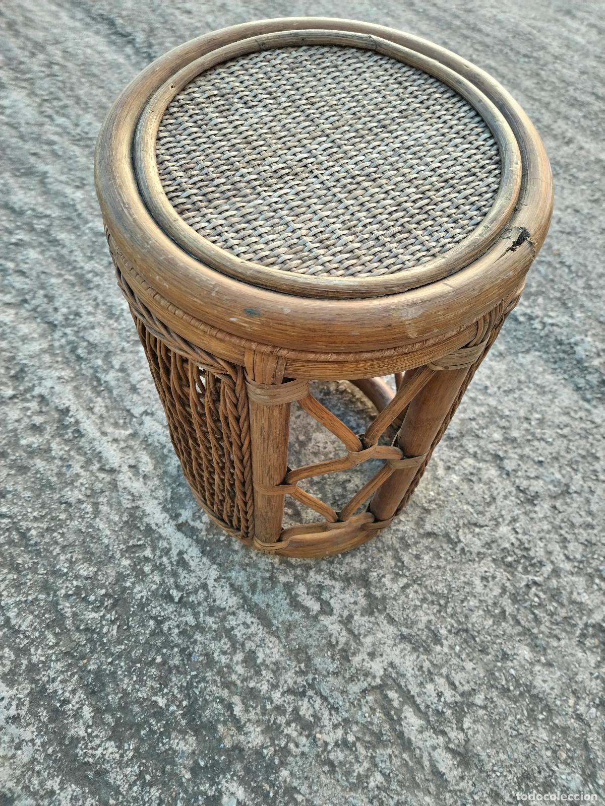 Antig&uuml;edades: mesa auxiliar de bamb&uacute; - Foto 6