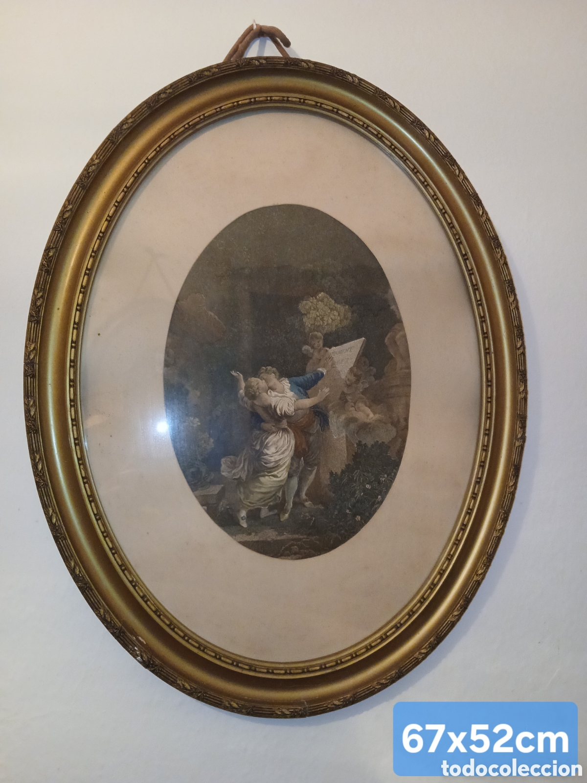 Antig&uuml;edades: Cuadros antiguos pareja - Foto 1