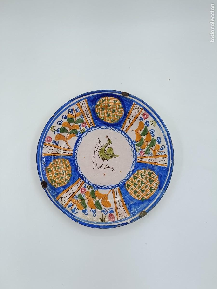 Antig&uuml;edades: PLATO DE CERAMICA DE MANISES - Foto 1