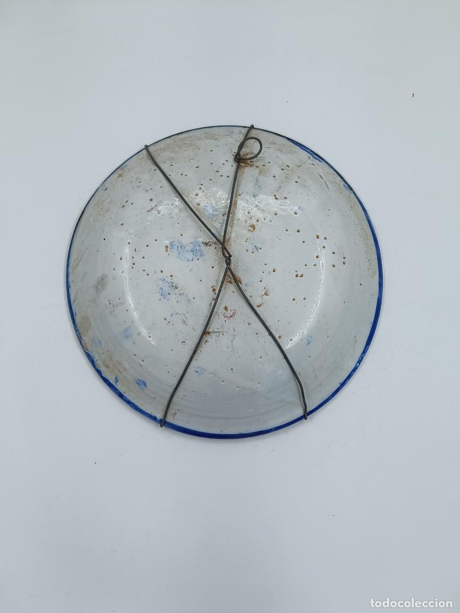 Antig&uuml;edades: PLATO DE CERAMICA DE MANISES - Foto 2