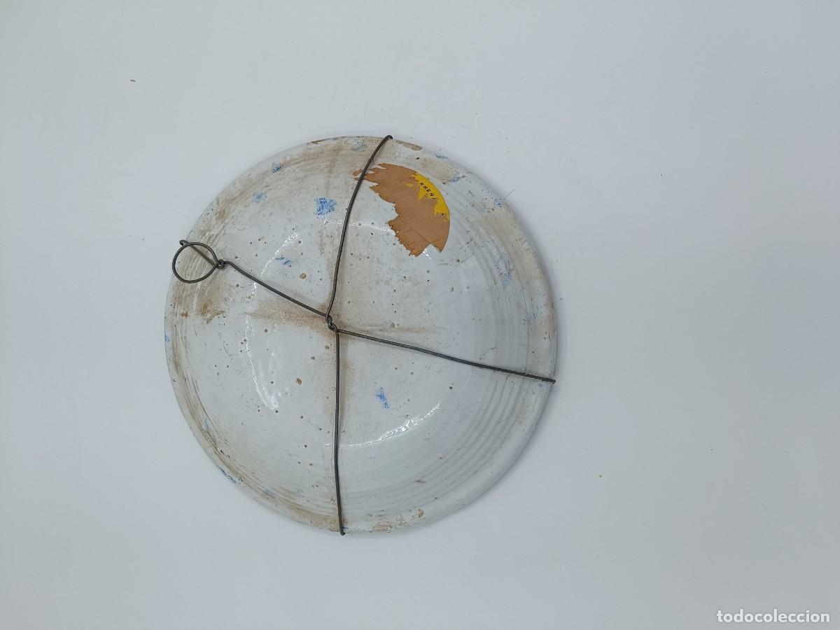 Antig&uuml;edades: PLATO DE CERAMICA DE MANISES - Foto 2