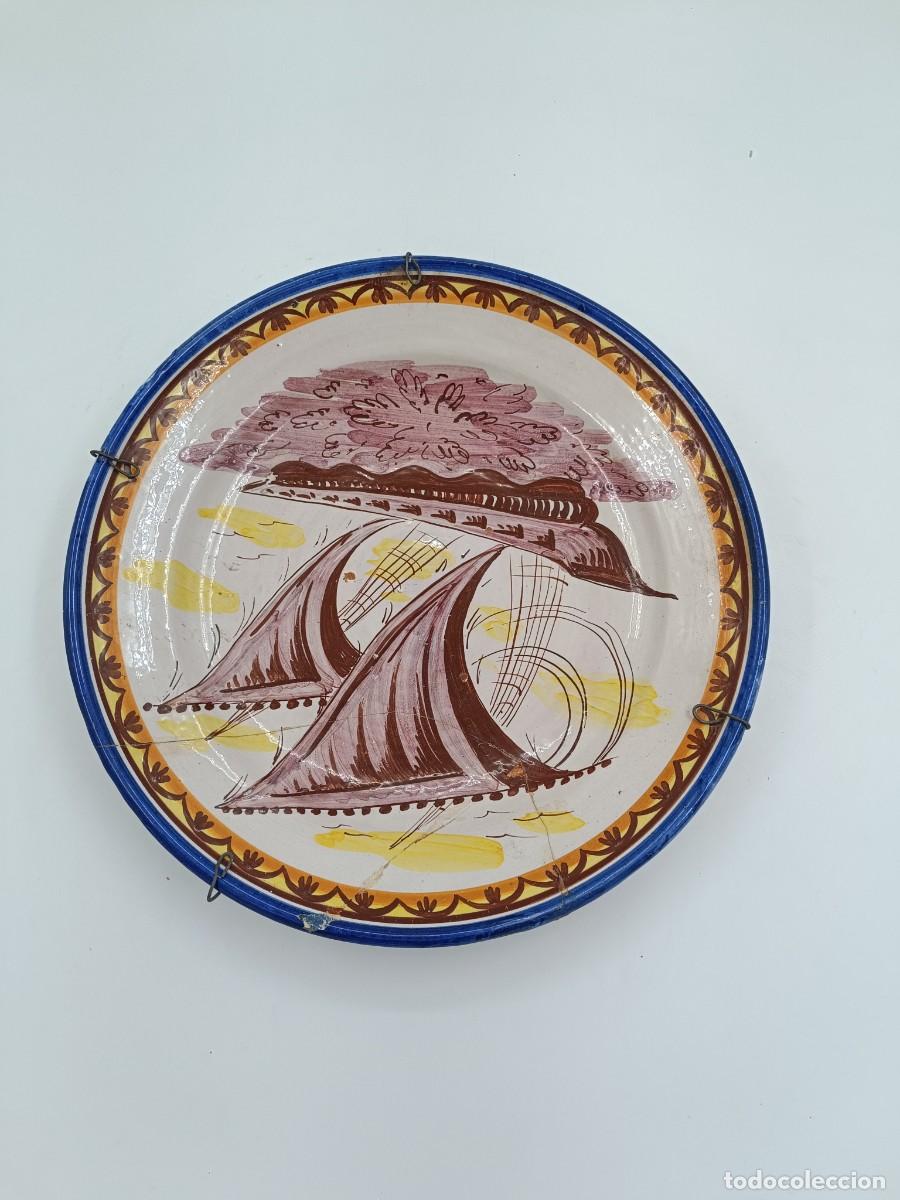 Antig&uuml;edades: PLATO DE CERAMICA DE MANISES - Foto 1