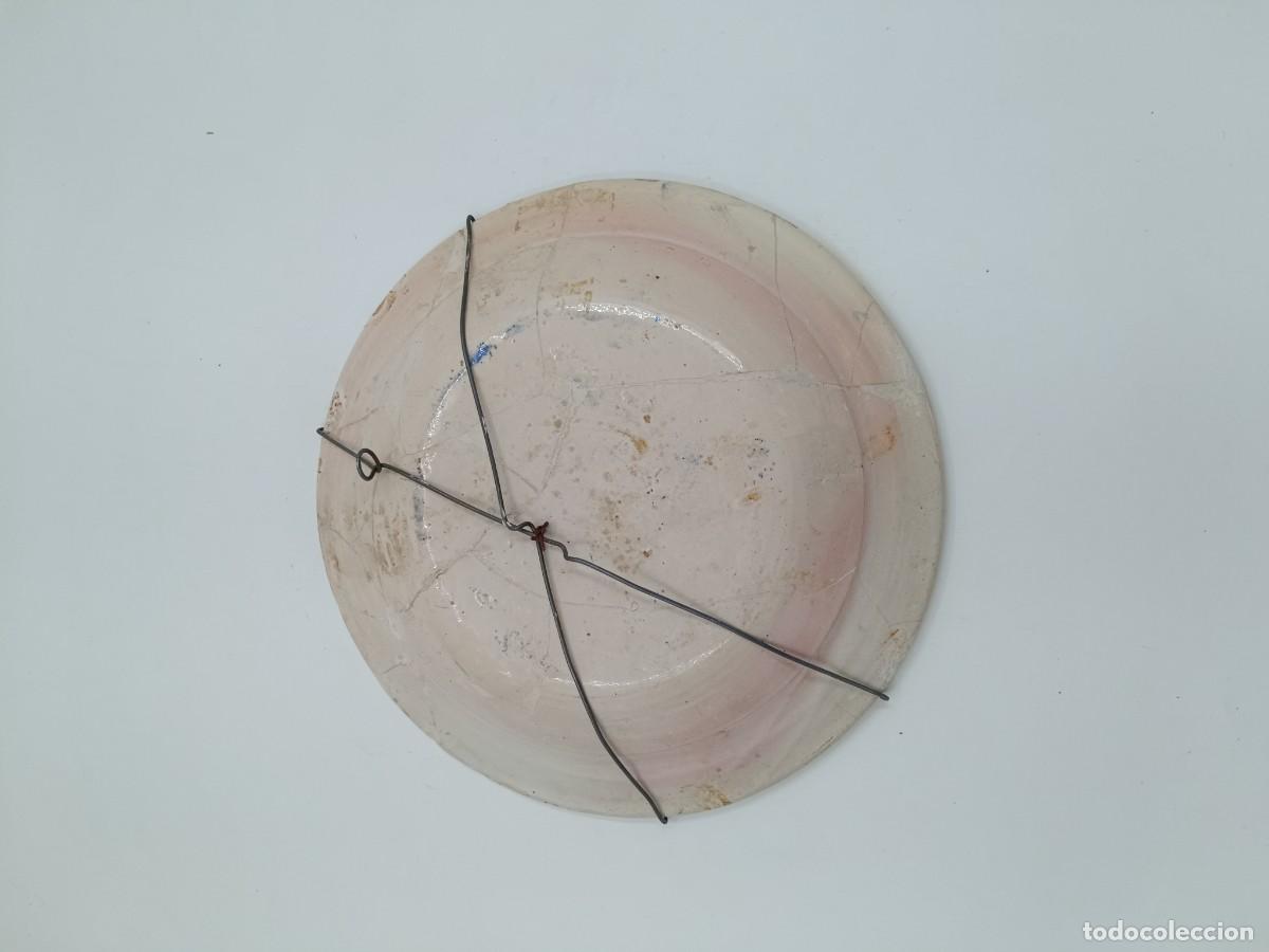 Antig&uuml;edades: PLATO DE CERAMICA DE MANISES - Foto 2