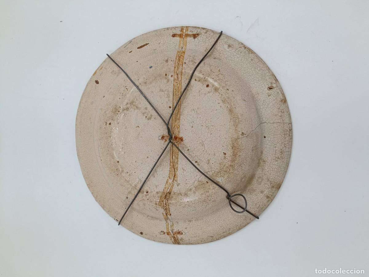 Antig&uuml;edades: PLATO DE CERAMICA DE MANISES - Foto 2