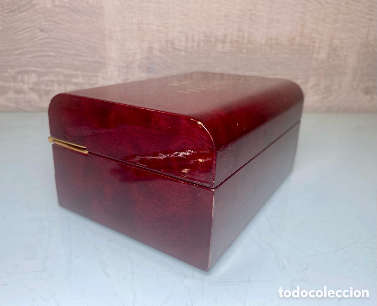 Antig&uuml;edades: Caja madera reloj Festina Oro - Foto 6