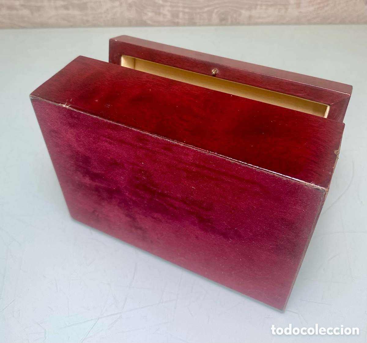 Antig&uuml;edades: Caja madera reloj Festina Oro - Foto 7