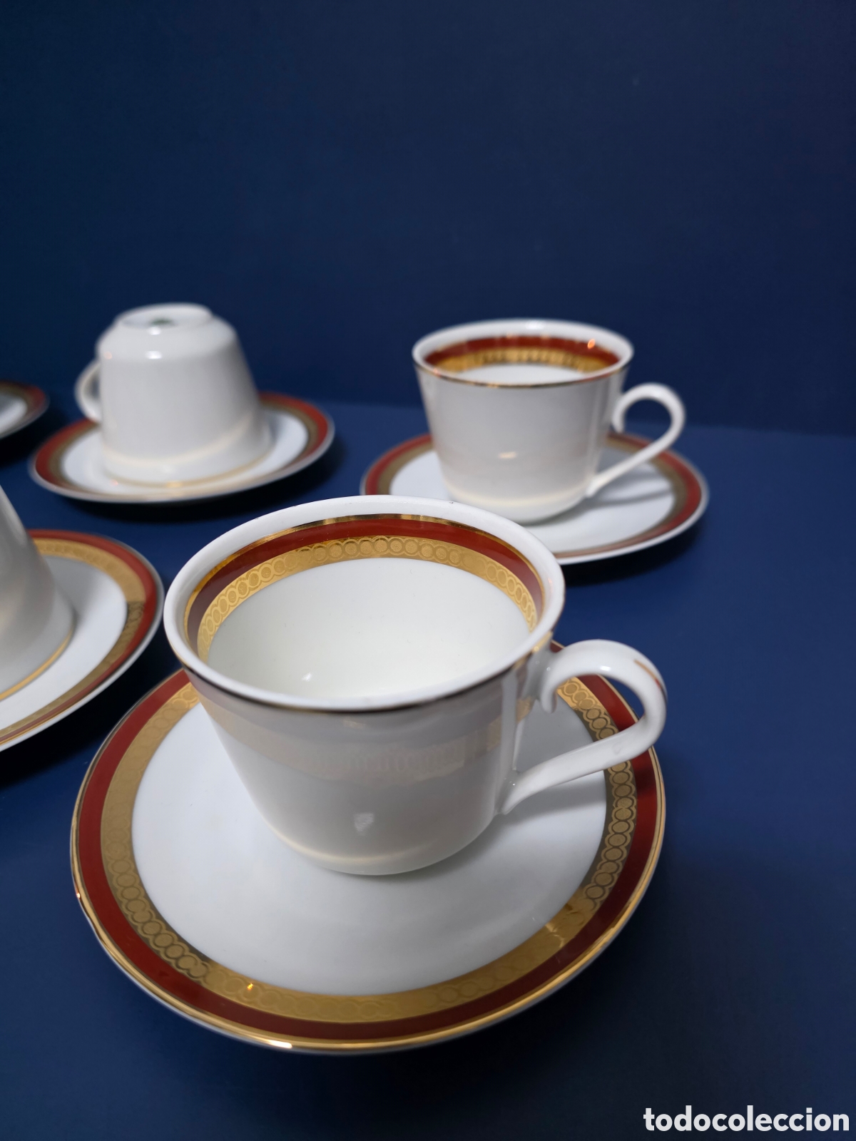 Antig&uuml;edades: Juego caf&eacute; de 6 servicios Limoges - Foto 3
