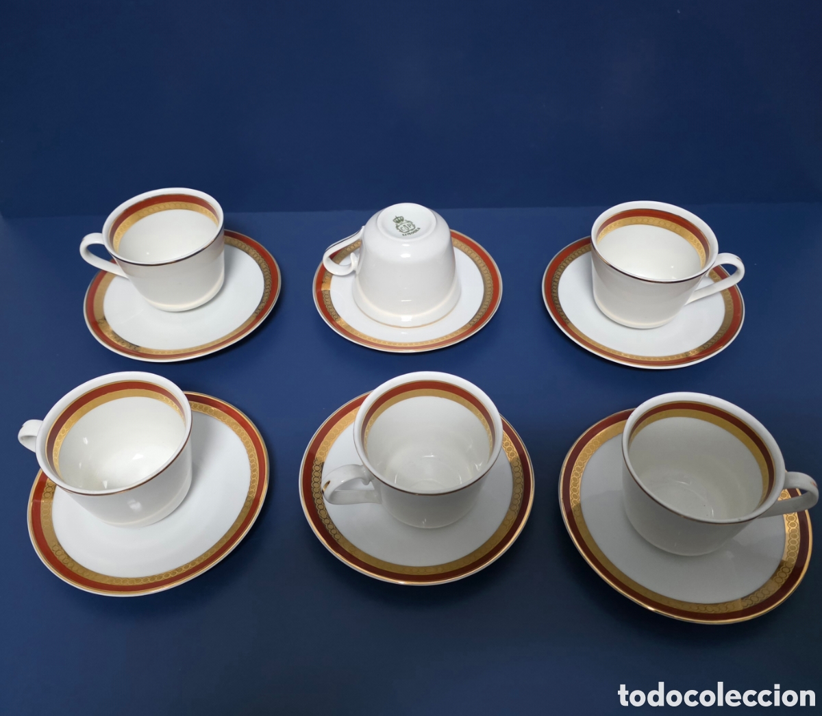 Antig&uuml;edades: Juego caf&eacute; de 6 servicios Limoges - Foto 1