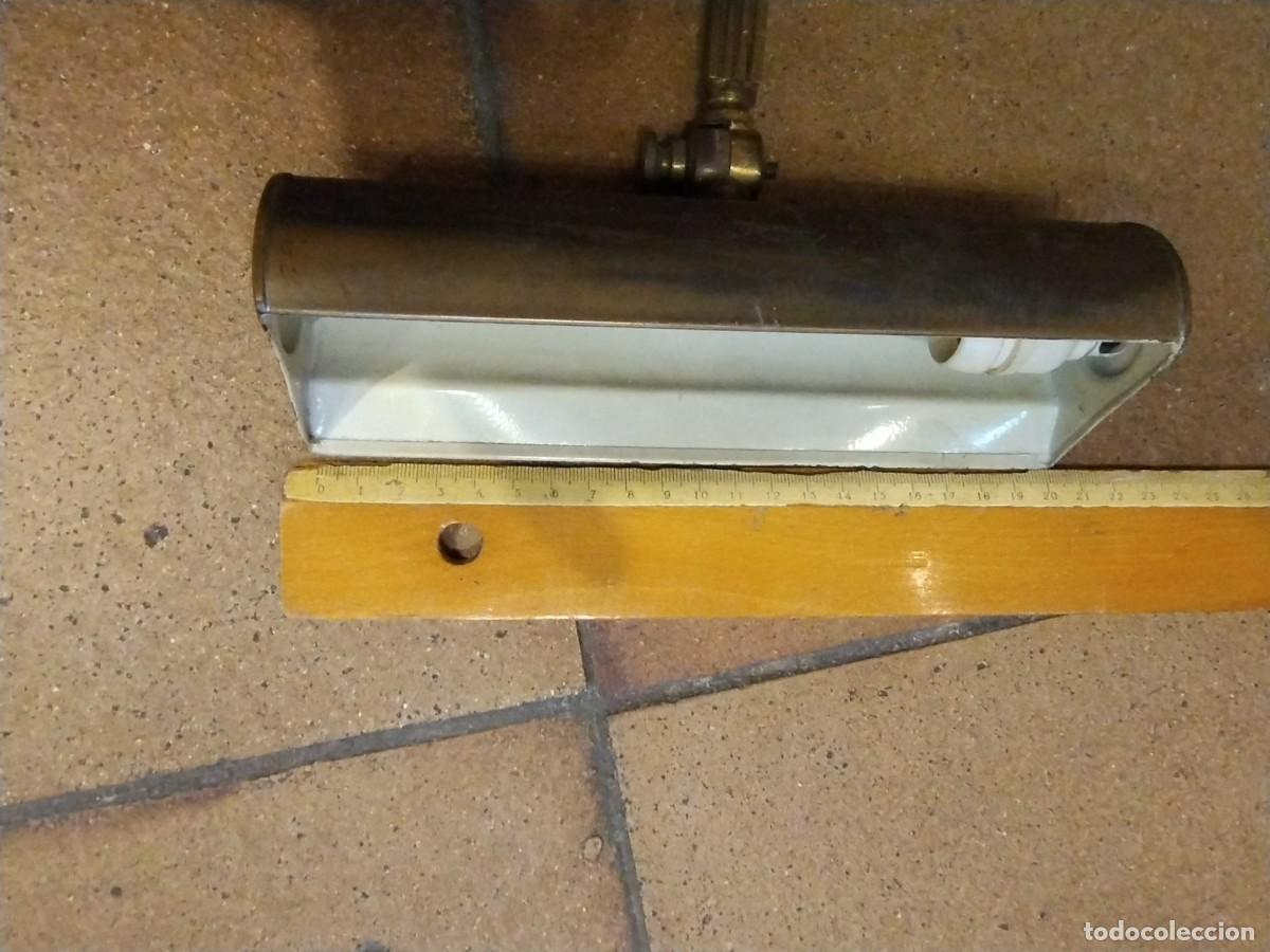 Antig&uuml;edades: L&aacute;mpara aplique antiguo de pared - Foto 6