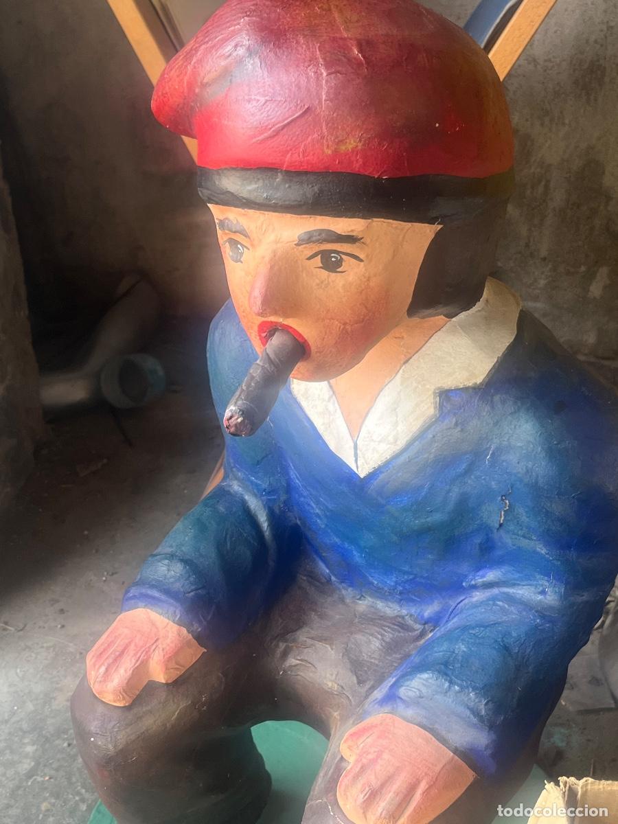 Antig&uuml;edades: CAGANER DE GRAN TAMA&Ntilde;O DE PAPEL MACH&Eacute; - Foto 6