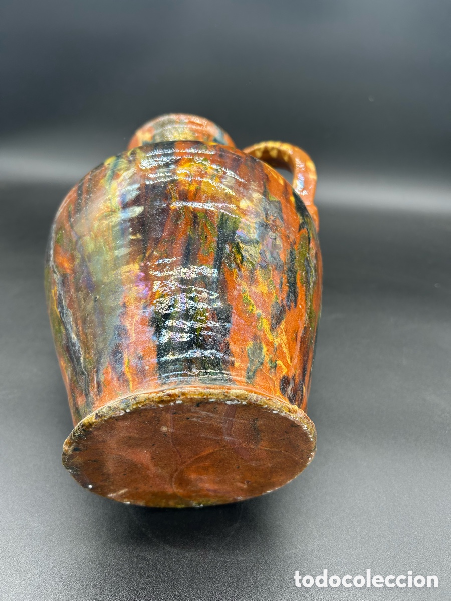 Antig&uuml;edades: Jarr&oacute;n de barro esmaltado - Foto 4