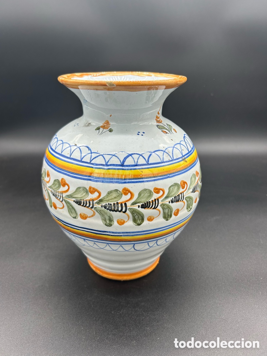Antig&uuml;edades: Bonito Jarr&oacute;n de Talavera - Foto 1