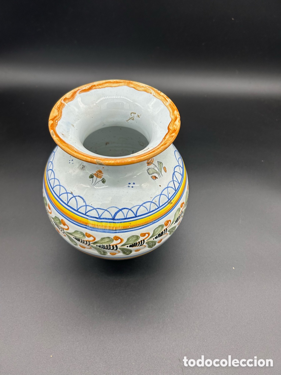 Antig&uuml;edades: Bonito Jarr&oacute;n de Talavera - Foto 2