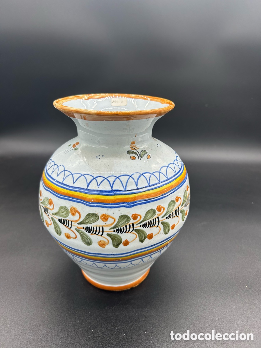 Antig&uuml;edades: Bonito Jarr&oacute;n de Talavera - Foto 3