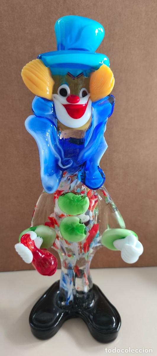 Antig&uuml;edades: FIGURA PAYASO CRISTAL DE MURANO - Foto 1