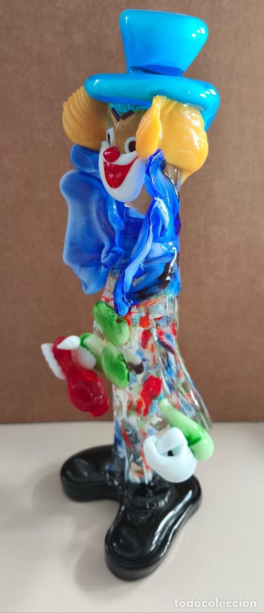 Antig&uuml;edades: FIGURA PAYASO CRISTAL DE MURANO - Foto 2