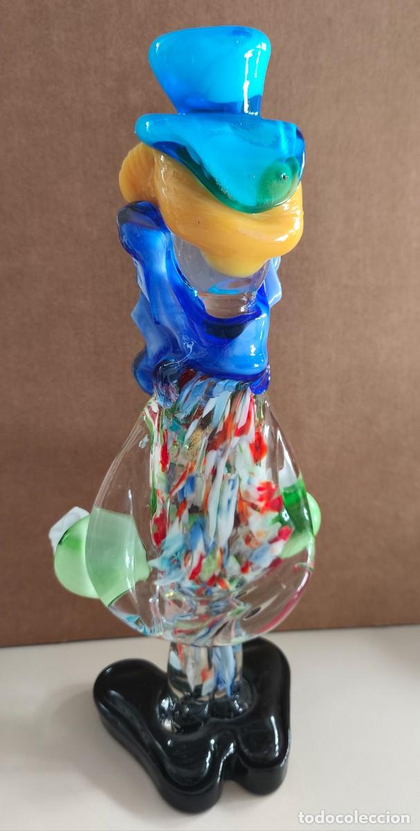 Antig&uuml;edades: FIGURA PAYASO CRISTAL DE MURANO - Foto 3