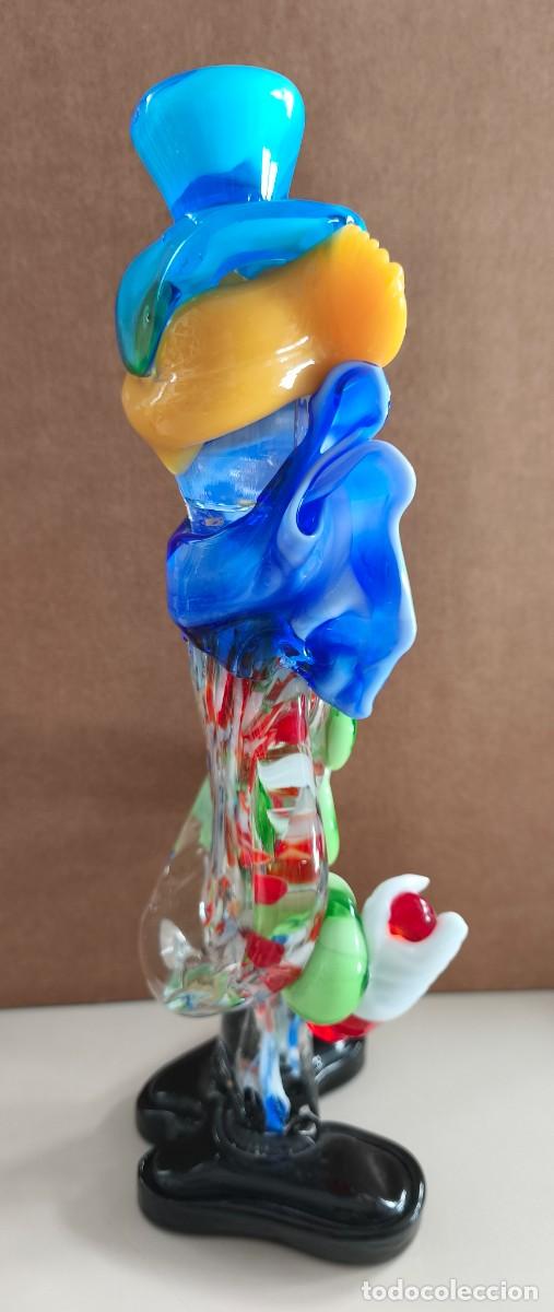 Antig&uuml;edades: FIGURA PAYASO CRISTAL DE MURANO - Foto 4