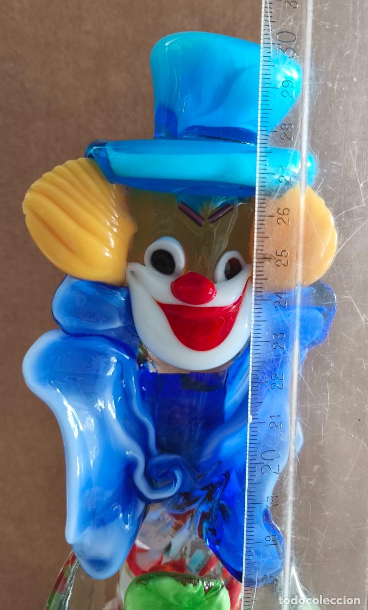 Antig&uuml;edades: FIGURA PAYASO CRISTAL DE MURANO - Foto 7