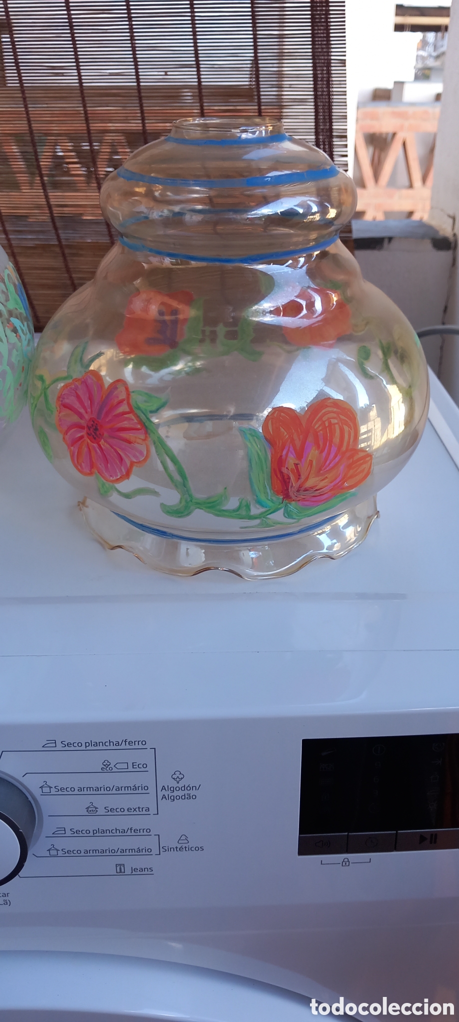 Antig&uuml;edades: Tulipas lamparas de cristal - Foto 2