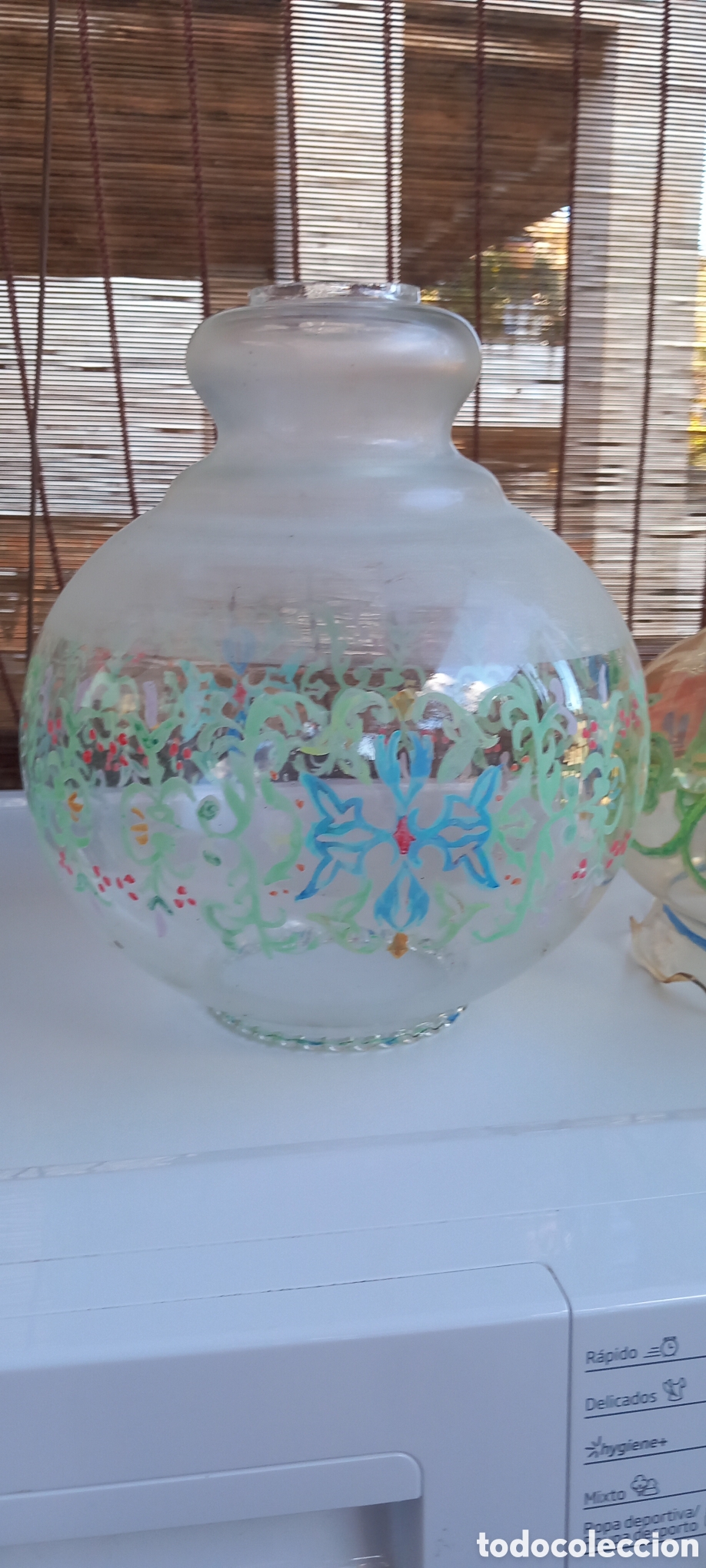 Antig&uuml;edades: Tulipas lamparas de cristal - Foto 3