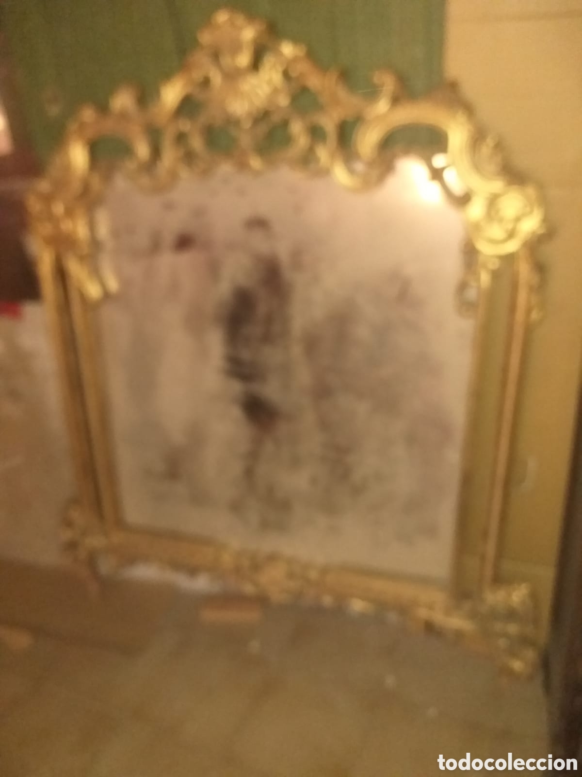 Antig&uuml;edades: Consola y espejo pan de oro - Foto 6