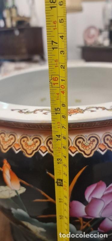 Antig&uuml;edades: Pecera macetero chino con soporte - Foto 14
