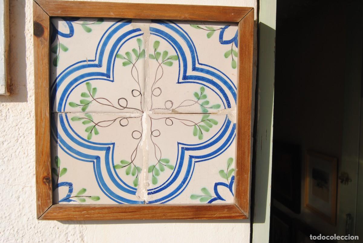 Antig&uuml;edades: rajolas composici&oacute;n de 4. modernista. azulejos - Foto 1