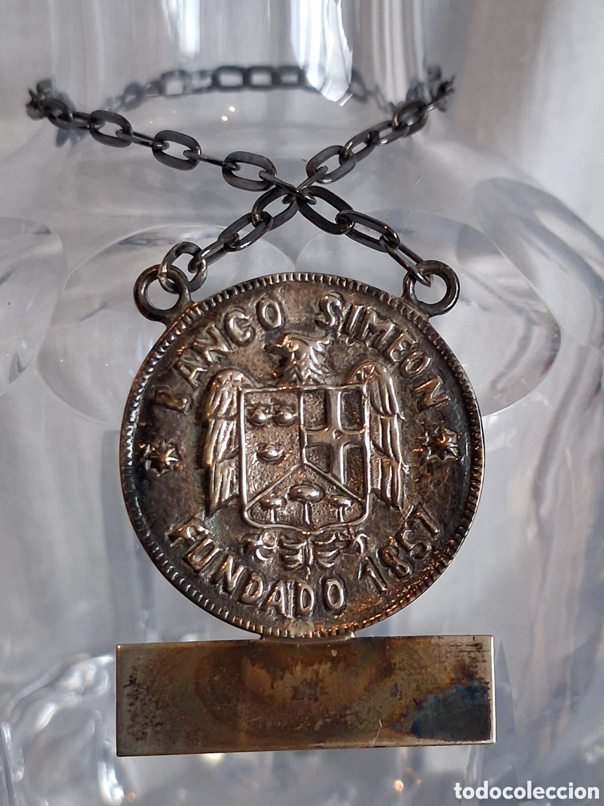 Antig&uuml;edades: Botella de Whisky con medalla de plata - Foto 5