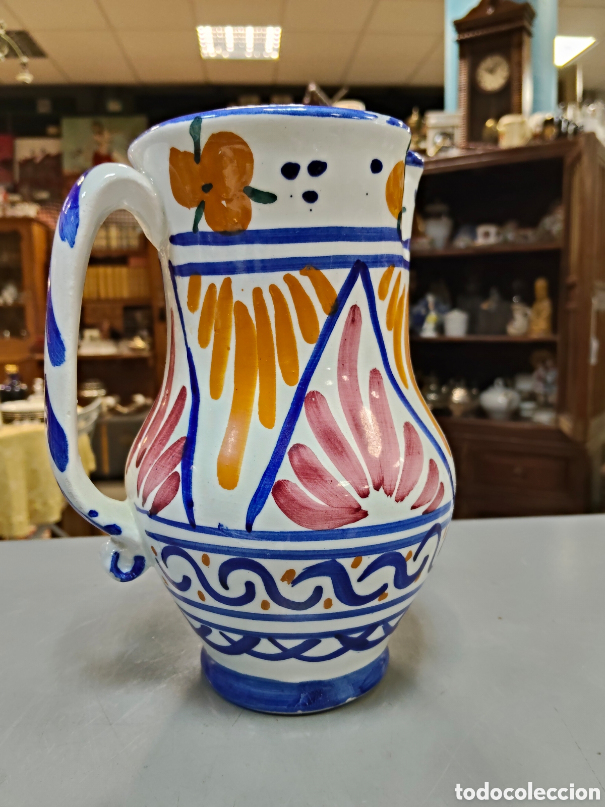 Antig&uuml;edades: Jarra cer&aacute;mica TALAVERA - Foto 1