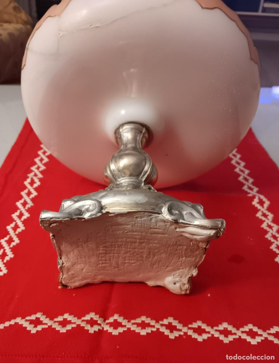 Antig&uuml;edades: Violetero antiguo con plato( restaurado ) - Foto 14