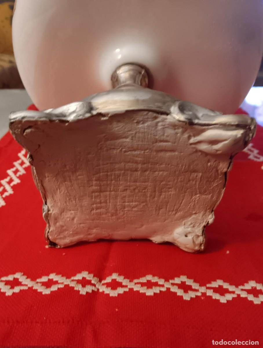Antig&uuml;edades: Violetero antiguo con plato( restaurado ) - Foto 15