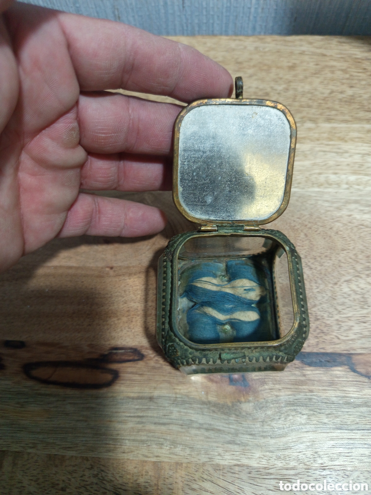 Antig&uuml;edades: Joyero antiguo franc&eacute;s cristal de roca - Foto 3