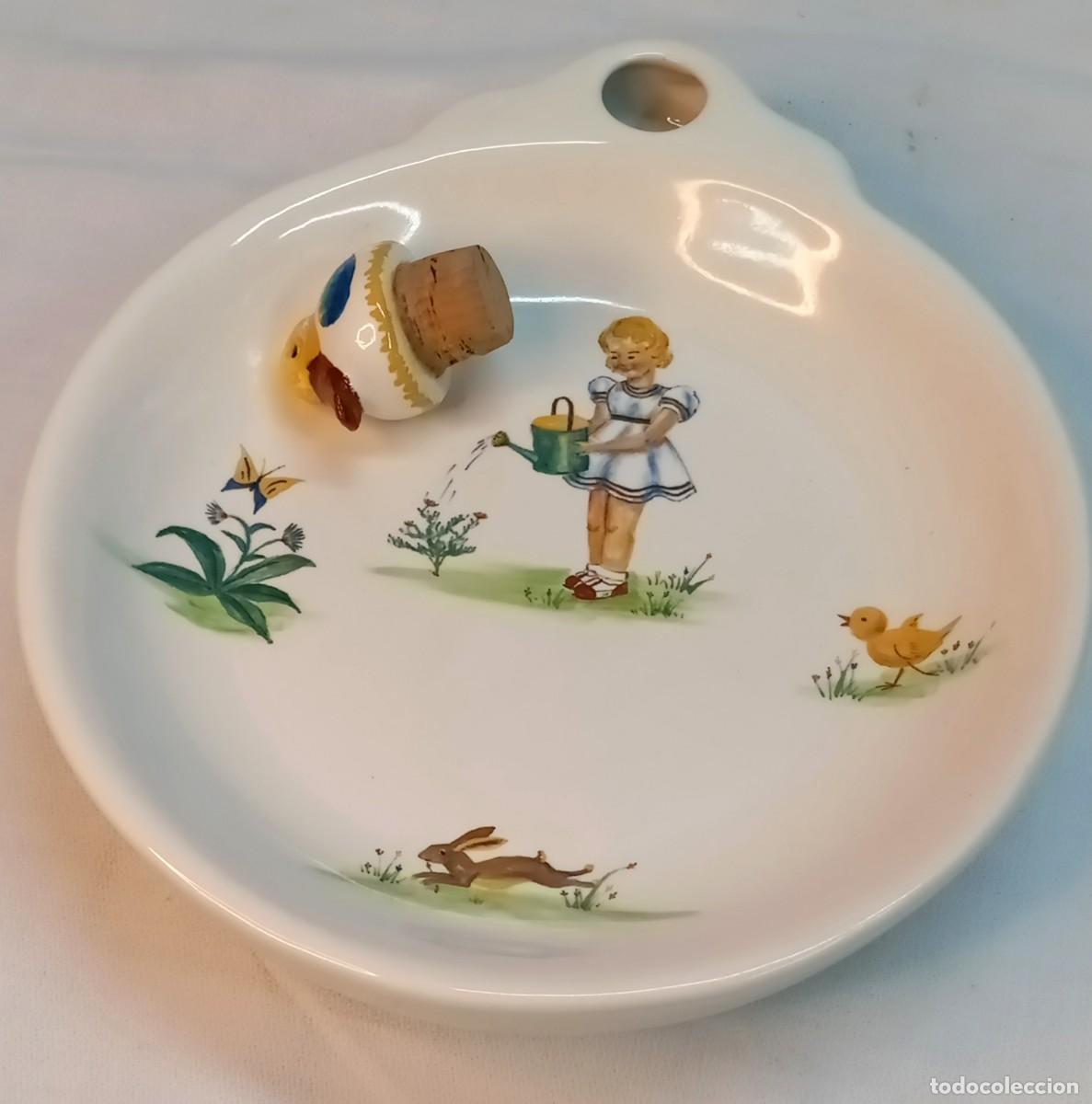 Antig&uuml;edades: PAPILLERO DE PORCELANA - Foto 1