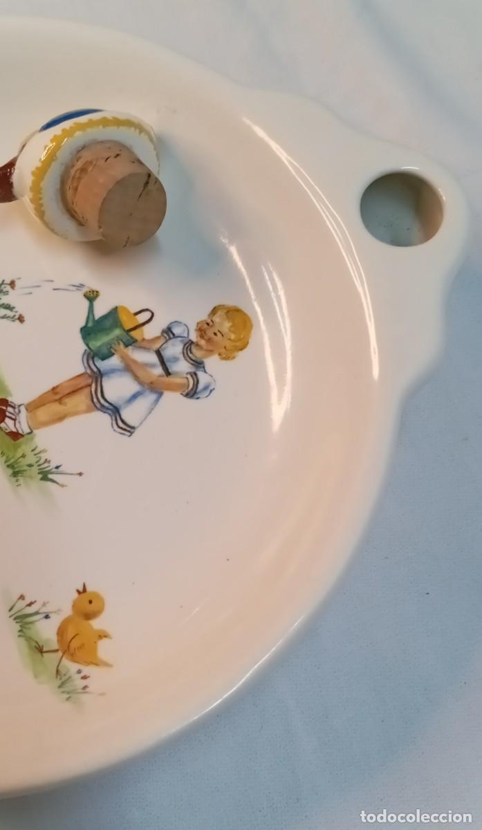 Antig&uuml;edades: PAPILLERO DE PORCELANA - Foto 4