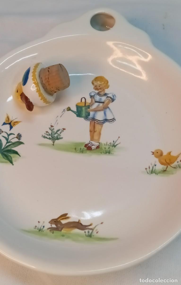 Antig&uuml;edades: PAPILLERO DE PORCELANA - Foto 5