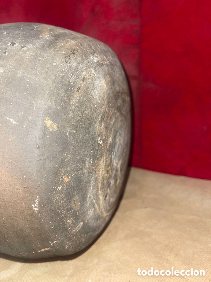 Antig&uuml;edades: Puchero de barro marr&oacute;n - Foto 3