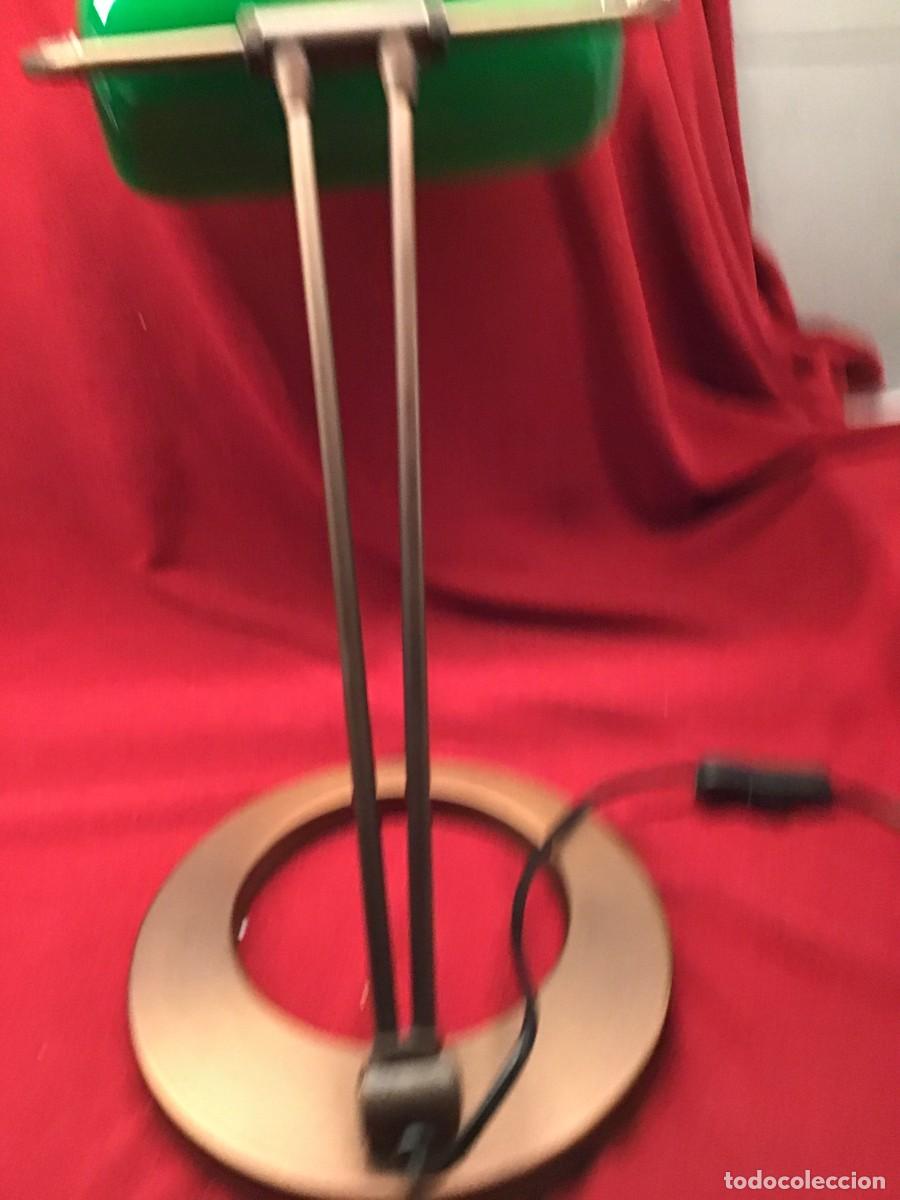 Antig&uuml;edades: LAMPARA DE MESA, CON TULIPA DE OPALINA. LEER DESCRIPCI&Oacute;N - Foto 9