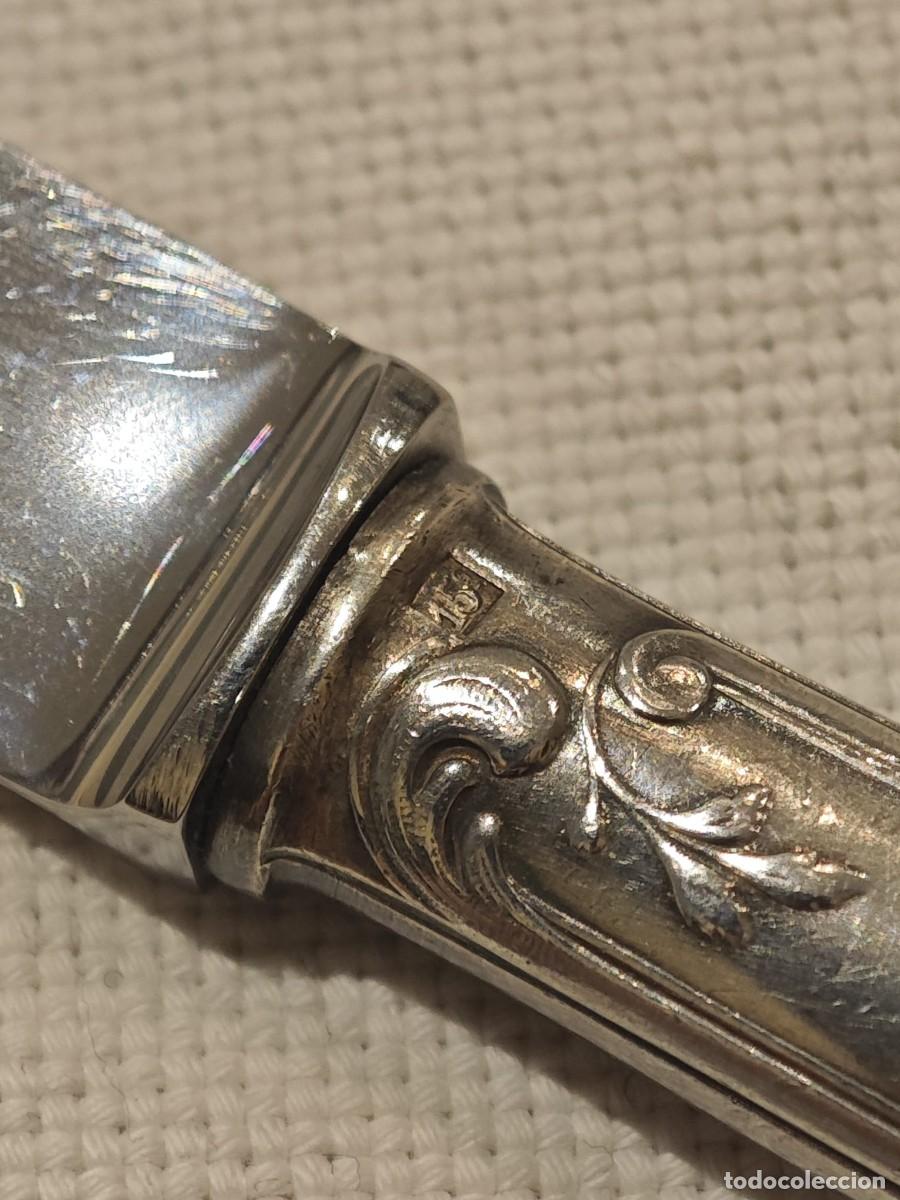 Antig&uuml;edades: Cubiertos trinchar plata francesa - Foto 8