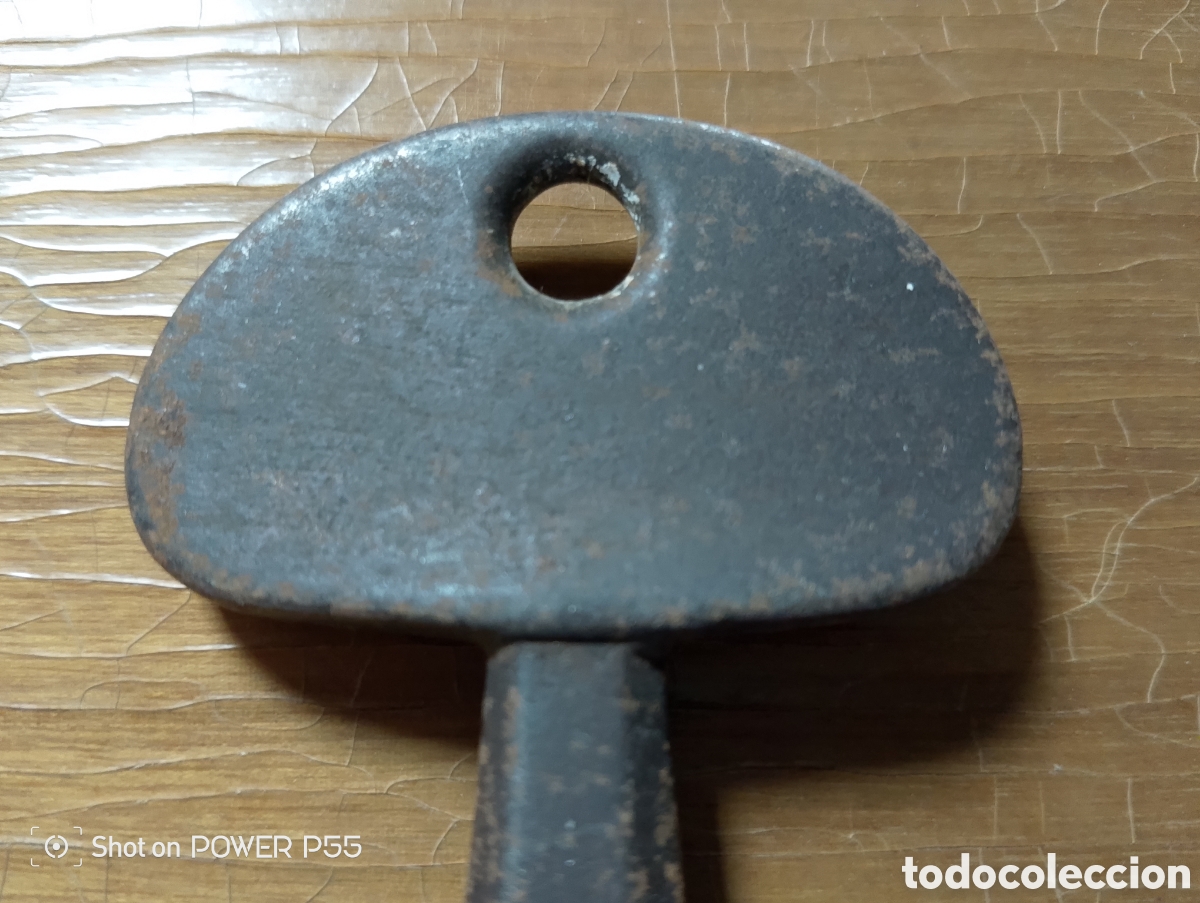Antig&uuml;edades: Llave del siglo XIX hierro - Foto 2