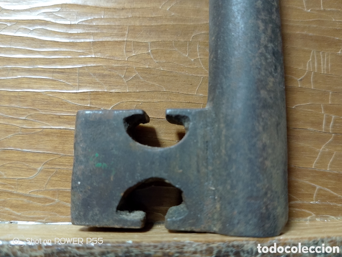 Antig&uuml;edades: Llave del siglo XIX hierro - Foto 3