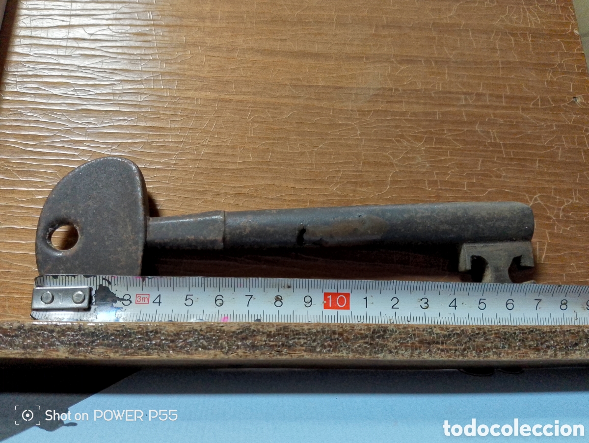 Antig&uuml;edades: Llave del siglo XIX hierro - Foto 4