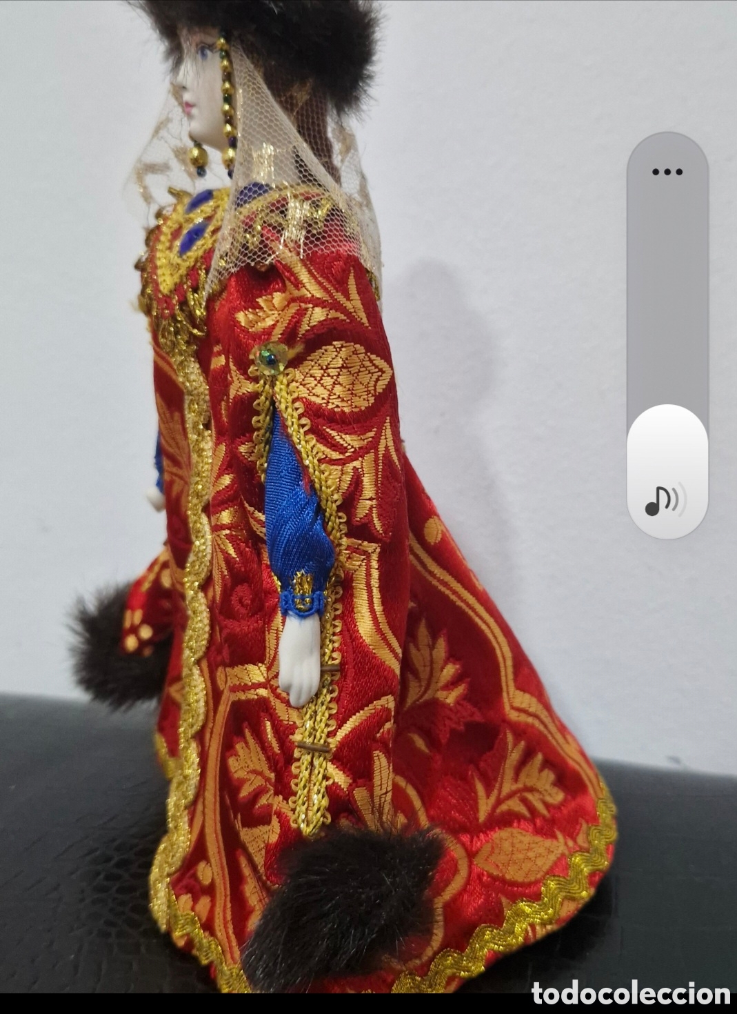 Antig&uuml;edades: Mu&ntilde;eca de porcelana vestida de &eacute;poca - Foto 3